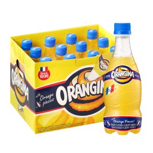 오랑지나 스파클링 오렌지 420ml 12개 과즙 탄산음료