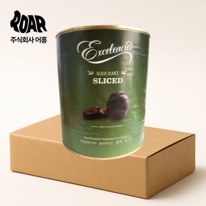 엑셀렌시아 올리브 블랙 슬라이스 1box (3kg x 6개)