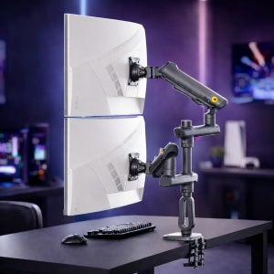 노스바유 팬텀 고중량 듀얼 폴타입 모니터암 거치대