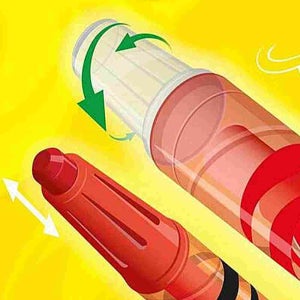 돌려쓰는 트위스트 색연필 24색 미술준비물 신학기 초등학생 돌리는 색칠도구