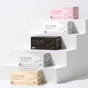 굿바이브스 국산 컬러 일회용 덴탈마스크 50매입