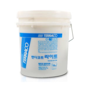 내부용 친환경 경량퍼티 마감재 테라코코리아 핸디코트 라이트 18kg