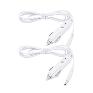 차량용 시거잭 전원케이블 12V 1.2M 2개 DC 외경5.5 내경2.1 충전 시거소켓