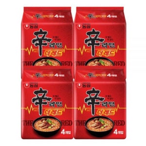 농심 신라면더레드 125g 16개