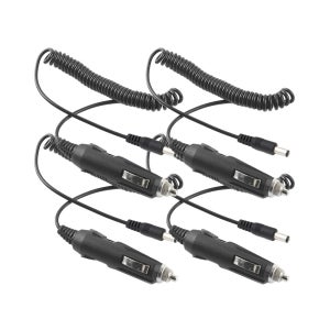 차량용 시거잭 전원 스프링 케이블 12V 4개 DC 외경5.5 내경2.1 충전 시거소켓