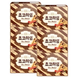 크라운제과 쵸코하임 284g, 6개
