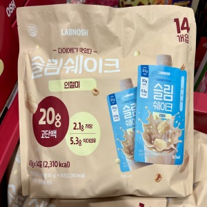 랩노쉬 슬림 쉐이크 인절미 다이어트 코스트코 단백질 쉐이크 보충제 14개