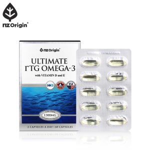 엔젯오리진 얼티메이트 rTG 알티지 오메가3 비타민D&E 60캡슐, 1개