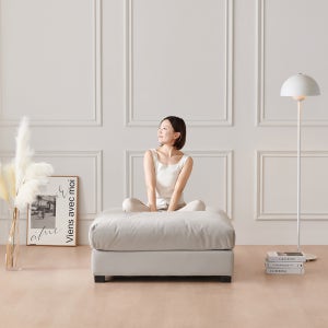 이노센트 하늘 N1 패브릭 모듈 소파 스툴 i104096, 그레이, 1.5인용