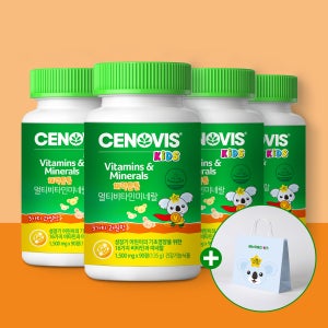[신상품][포토리뷰7,000P] 세노비스 키즈 체력튼튼 멀티비타민 90정, 4개