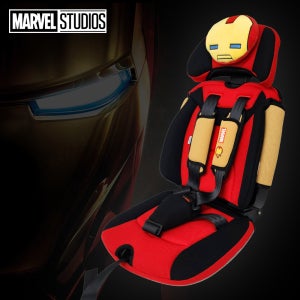 마블 프리미엄 휴대용 주니어 카시트 ISOFIX 특허출원 아이언맨