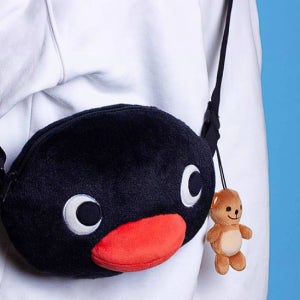 핑구 빅헤드 인형 가방 크로스백