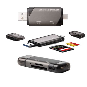 초고속 UHS-II USB3.2 Gen1 멀티 TF SD카드리더기 C타입 OTG 블랙박스