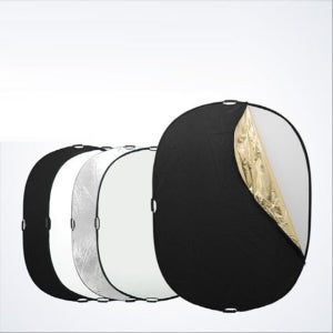 휴대용 반사판 야외촬영 그립형 5color 변경 대 실버