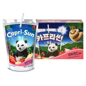 카프리썬 정글 사과 바나나 딸기 용과, 200ml, 30개