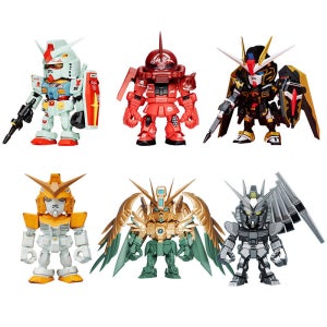 반다이 QMSV 건담 RX-78-2 5주년 Q패 8종세트 블라인드 피규어