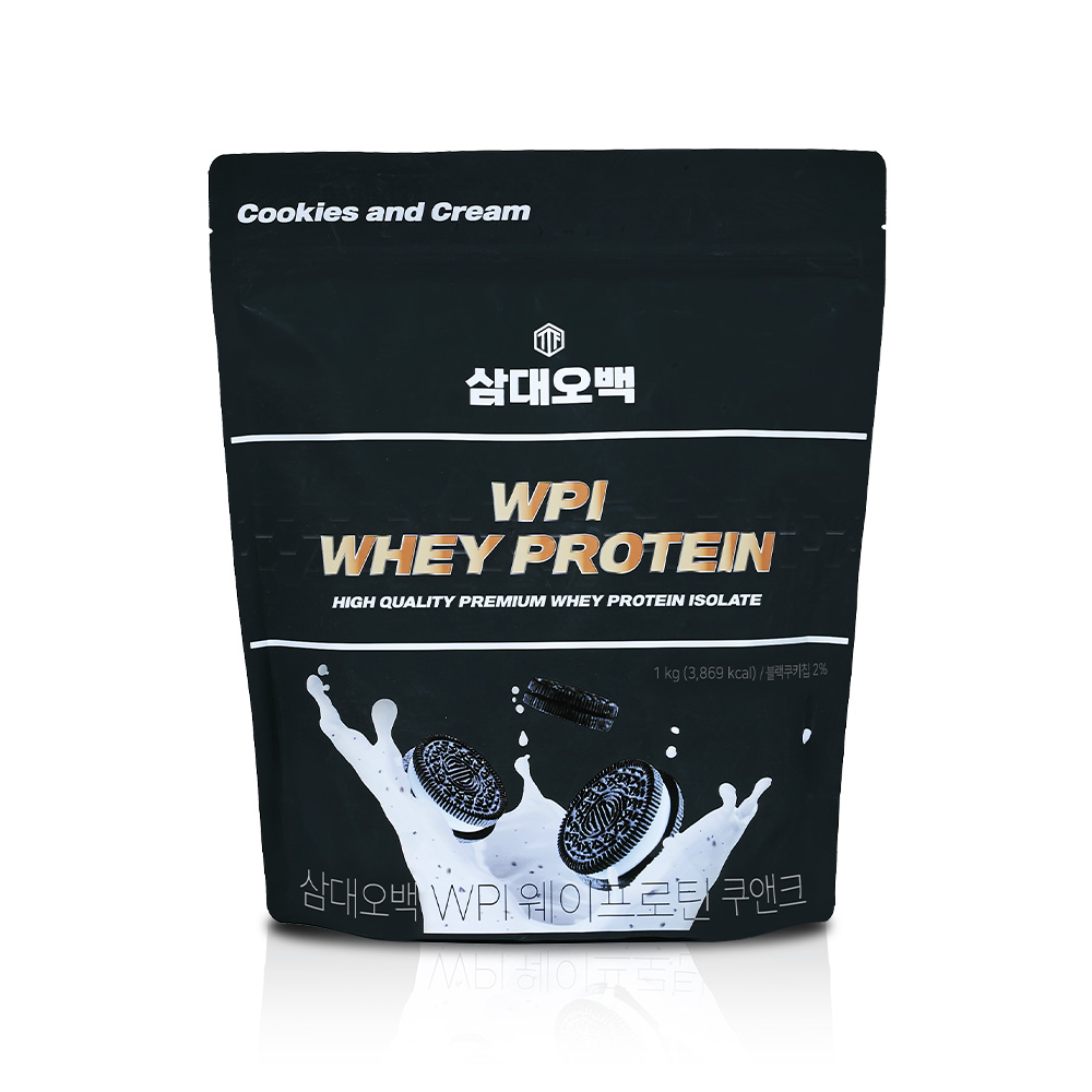 삼대오백 WPI 단백질 보충제 웨이 프로틴 쿠앤크, 1kg, 1개