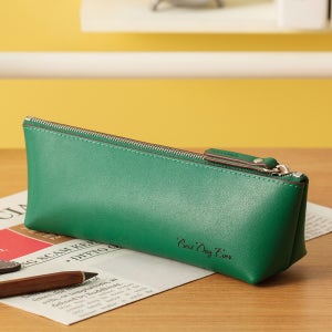 [각인가능] 오브리즈 돛단배 천연 소가죽 필통 펜파우치