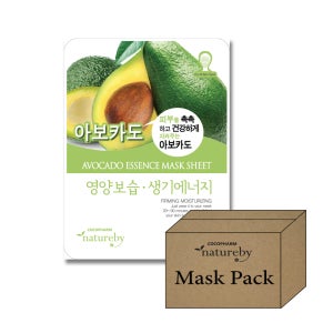 [대용량] 네이처바이 아보카도 마스크팩 600매입, 1박스