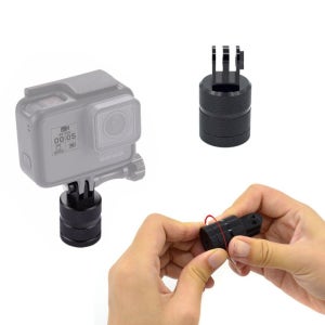 액션캠 알미늄 360도 회전 1/4 마운트 거치대 SJ4000 SJ5000 호환