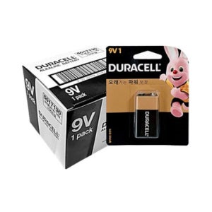 [건전지] 듀라셀 DURACELL MN1604 알카라인 포장 10개입 9V