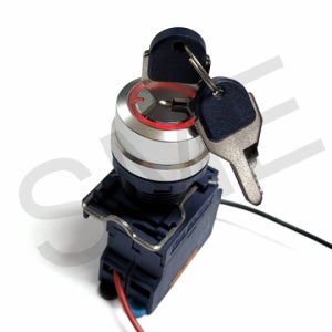 LB22SA1/R9-24V 22파이 2단,3단 LED 레드 방수 키스위치