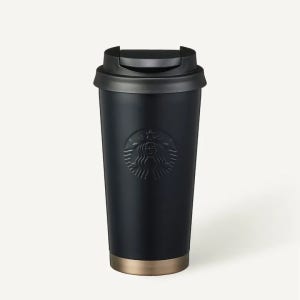 스타벅스 SS 블랙 매트 엘마 텀블러 473ml