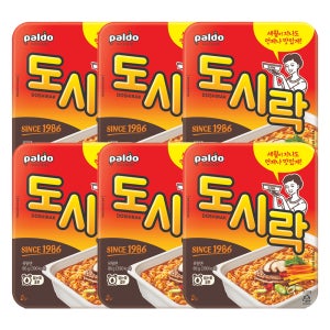 팔도 도시락 컵라면 오리지널, 86g, 6개