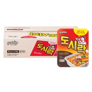 팔도 도시락 컵라면 오리지널, 86g, 12개