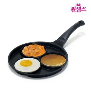 후라이팬 인덕션 IH 블랙에디션 에그팬 3구팬 3구 퀸센스 인덕션전용