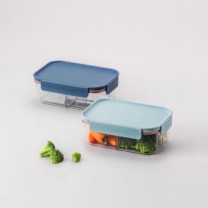 락앤락 비스프리 모듈러 플러스 밀폐용기 850ml 직사각 칸칸이 (LBF404DR)