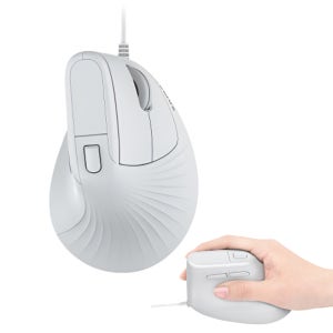 버티컬 유선 마우스 인체공학적 디자인 설계 손목통증완화 저소음 4단계 DPI 6버튼 손목증후군 게이밍마우스 전문가 마우스