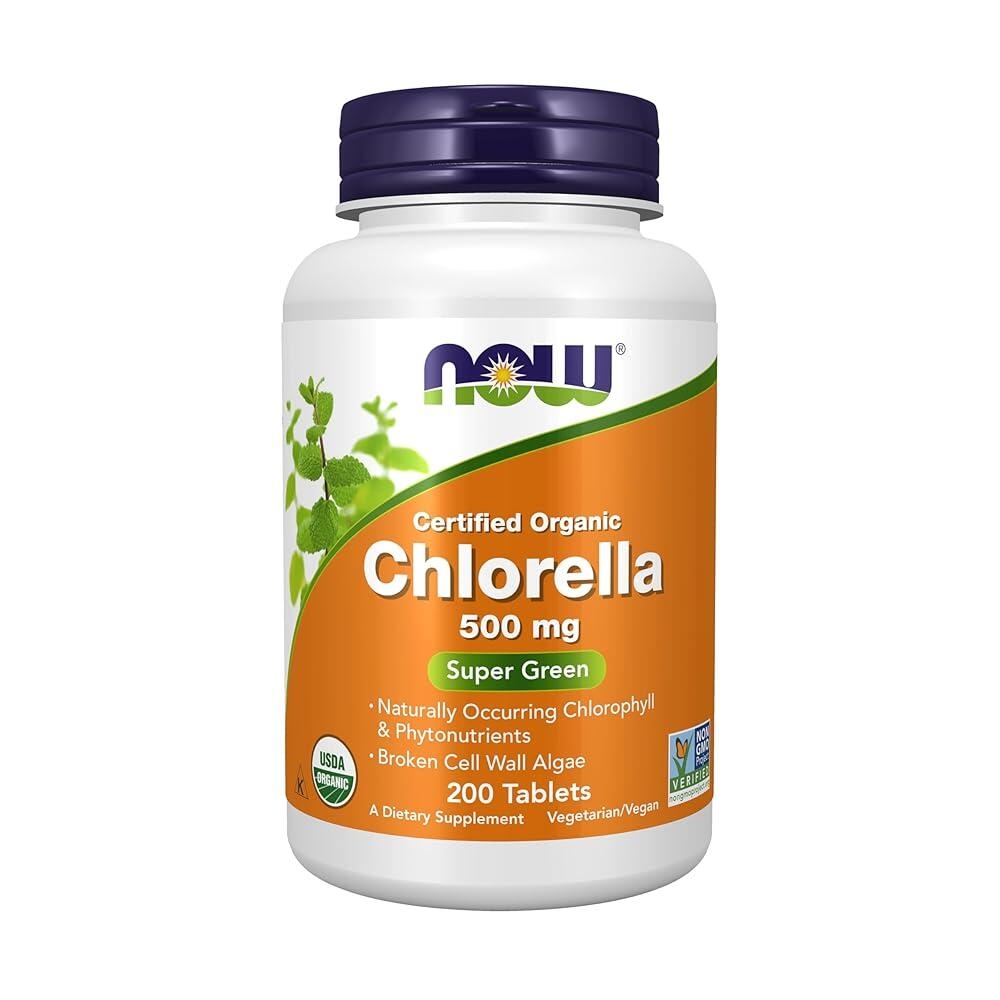 나우푸드 NOW Foods 오가닉 클로렐라 500mg 200정 영양제