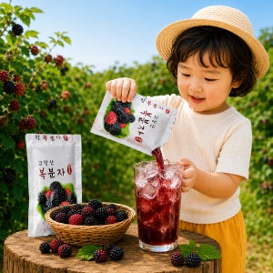 (생즙100%)고창 토종 복분자즙 무설탕 무가열
