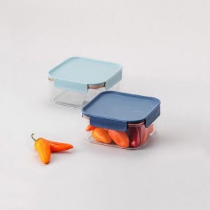 락앤락 비스프리 모듈러 플러스 밀폐용기 600ml 정사각 (LBF451R)