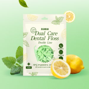 뷰렌드 듀얼 덴탈 케어 라임민트 치실 (2줄형) 365개입