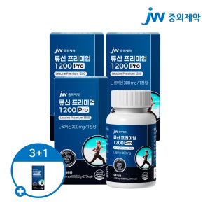 JW중외제약 류신 프리미엄 1200 Pro 1200mg 60정, 3개