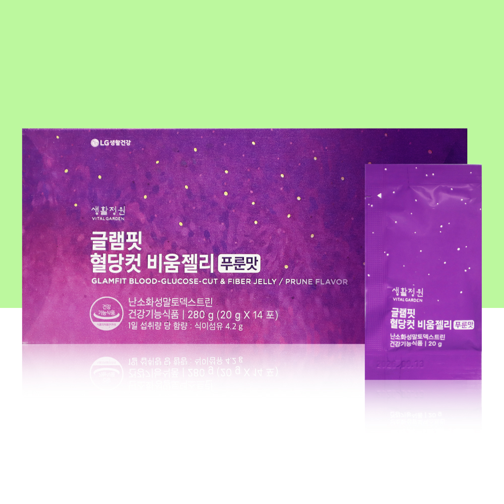 글램핏 혈당컷 비움젤리 푸룬맛