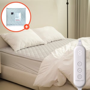 [26년형] 한일의료기 x 오테너 탄소매트 IOT 카본매트 전자파없는 그래핀 전기장판 킹(분리난방), 160x200cm, 아이보리