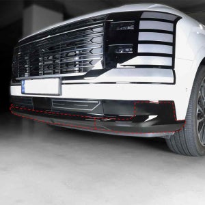 디올뉴 팰리세이드 LX3 튜닝 용품 프론트 범퍼 하단 커버 크롬죽이기 블랙