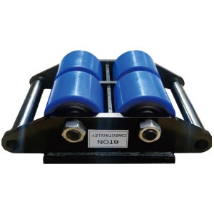 롤러형 도비대차 MC나일론 6톤 중량물이동 고하중 대형장비 4구 공장 운반차 우레탄바퀴