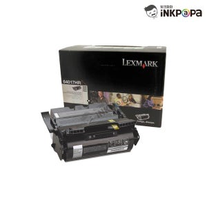 렉스마크 흑백레이저젯 프린터 T640 검정 정품토너 64017HR