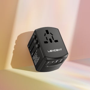 렌센트 전세계 고속충전 여행용 전환 멀티 어댑터 충전기 PD 17.5W, 1개