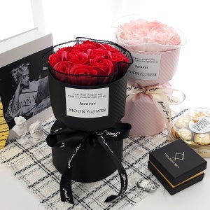 트윙클 로즈 비누꽃다발 기념일 여자친구 생일 졸업 선물