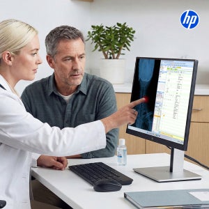 HP 의료용 터치 모니터 E24t G5 터치 FHD 24형 IPS 피벗 틸트 스위블 높낮이조절 AS3년