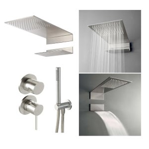 트리미 40mm 13C3 IS SET D 새틴 스테인리스 3ways 매립 폭포샤워수전 택배