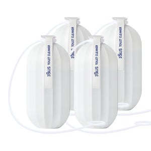 아이앤어스 자동 변기 세정제, 청크린 화장실 클리너, 280g 4개입 1개(노끈 고정)