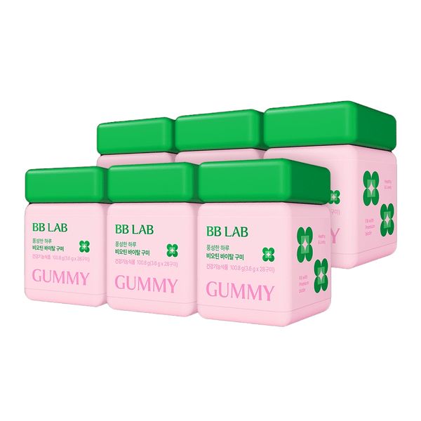 메온셀 비비랩 <b>비오틴</b> 바이탈 구미 28구미 6개 건강기능식품