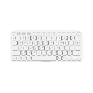 로지텍 키즈투고2 미니 무선 블루투스 키보드 휴대용 애플 동글이 포함 페일그레이 맥용, 팬터그래프