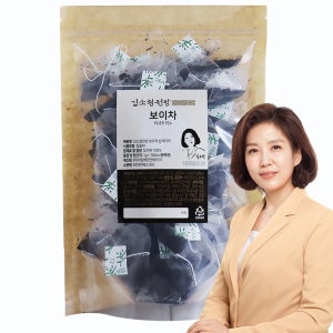 중국 운남성 보이차 티백 발효 보이잎차 100개입, 4개